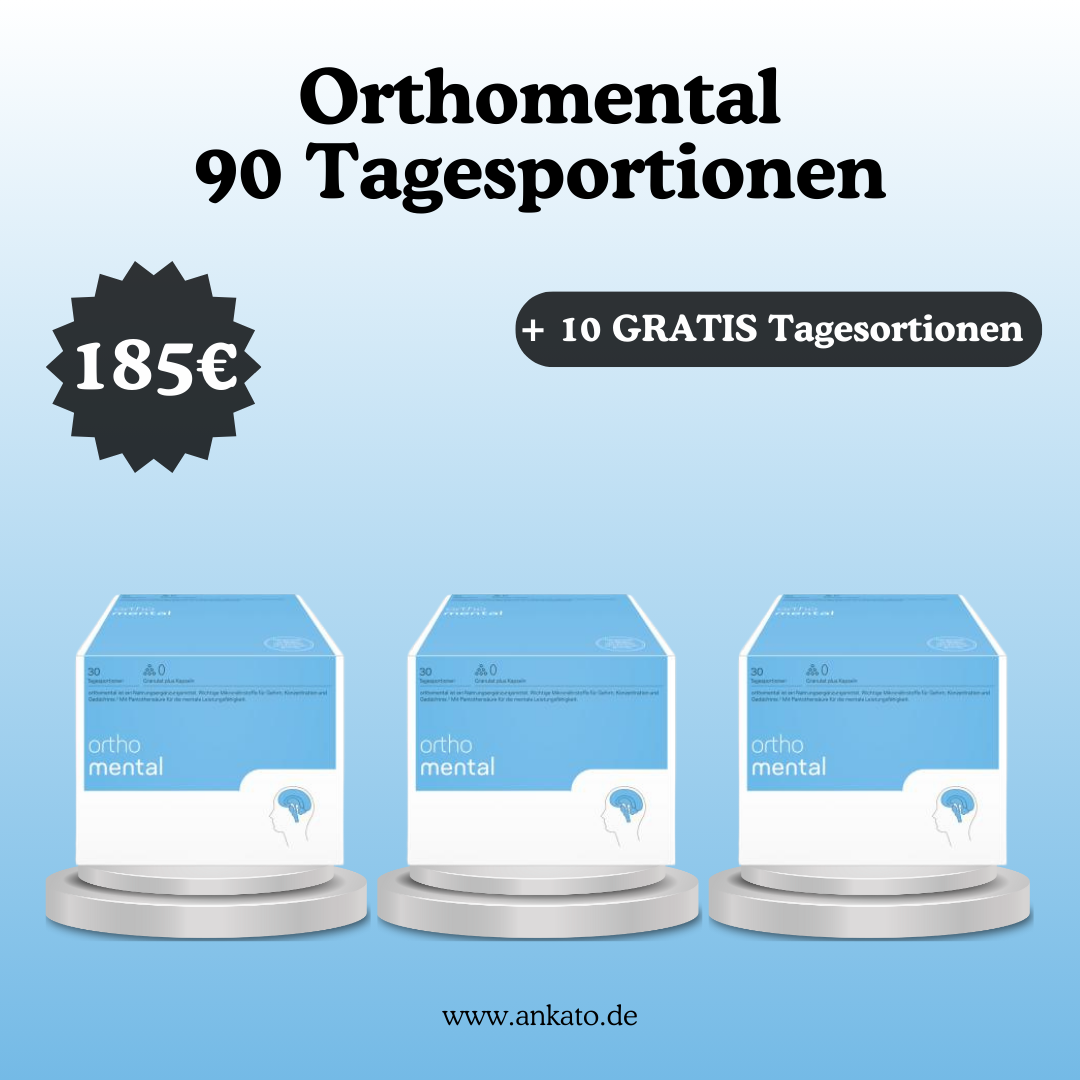 Orthomental Granulat, 90 Tagesportionen + 10 Gratis Tagesportionen